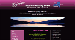 Desktop Screenshot of hayfieldqualitytours.com